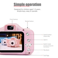 Kamera Digital Anak X5S, Rekam Video Game Ular Lucu, Filter Wajah Imut, Resolusi 1080p, Kartun Lucu
