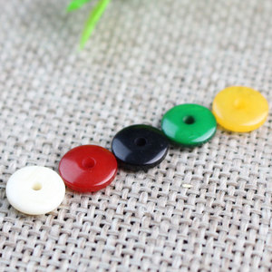 Cuentas espaciadoras de resina redondas de 2/8 mm, cuentas budistas circulares para bricolaje, pulseras, suministros de manualidades de resina epoxi, origen China GP02 - Product Image 3