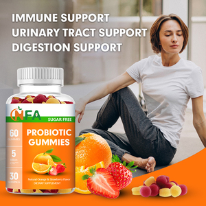 Gomitas probióticas sin grasa sin azúcar de alta calidad para adultos 6 mil millones de bacterias activas seguras para la salud intestinal de mujeres embarazadas - Product Image 6