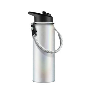 Nieuwe Aankomst Vacuümfles 2024 Hydroflask Termos Waterfles Wit Roestvrijstalen Deksel Geïsoleerde Waterflessen 1 Liter Voor Kinderen - Product Image 1