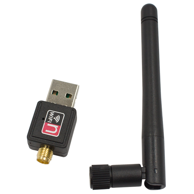 High Quality External 2.4GHz External Antenna D Link USB Wireless Wifi Dongle 150Mbps USB WiFi Adapter for PC Laptop