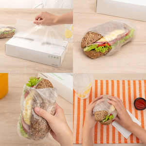 Bolsas de embalaje de alimentos <span class=keywords><strong>delicatessen</strong></span>, bolsas de embalaje transparentes para alimentos y pan, bolsas de plástico extraíbles - Product Image 4