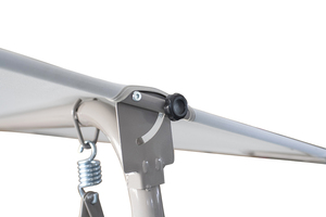 <span class=keywords><strong>Columpio</strong></span> acolchado, estructura de metal resistente de 3 plazas <span class=keywords><strong>para</strong></span> jardín al aire libre, patio <span class=keywords><strong>con</strong></span> <span class=keywords><strong>toldo</strong></span> de tela - Product Image 3