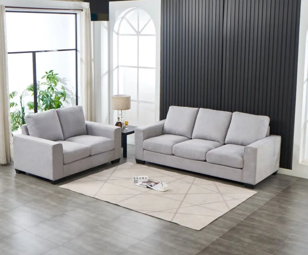 Hochwertige Sofa Fabrik Direkt versorgung Porzellan Stoff Sofas Canape Soffa Diwan Bank Möbel 3 Plätze skandi navis ches modernes Design