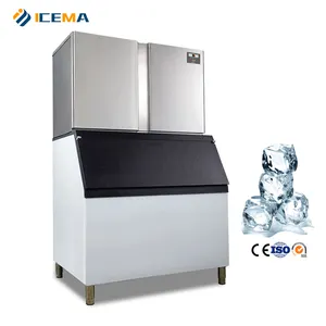 Commerciële 1 Ton Ijsblokjesmachine Ice Maker Machine Voor Bar Gebruik