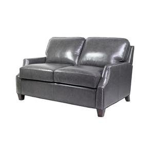 Shayne Global Export Expertise-asiento para sala de estar de estilo americano ODM, acero de revelación gris, cuero genuino personalizado - Product Image 2