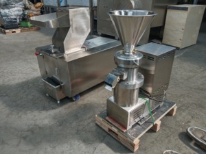 Équipement de traitement de fèves de cacao Moulin colloïdal Broyeur de graines de cacao Machine Beurre de cacao Faisant la rectifieuse - Product Image 3