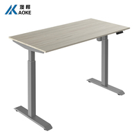 Mecanismos de altura de mesa ajustables con dos patas altura ajustable escritorio estación de trabajo escritorio muebles de oficina