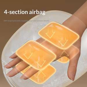 Masajeador de manos profesional con calentamiento automático y función de amasamiento para articulaciones, dedos, palmas, fundas de tendones y muñecas, para uso doméstico. - Product Image 2