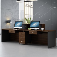 Bureau de réception en forme de L moderne et luxueux, surface solide, mobilier de bureau commercial pour hôtel, bureau, hôpital, supermarché