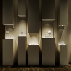 Expositor de joyería de alta gama personalizado, soporte para pendientes, collares y colgantes, expositor de mostrador para joyería. - Product Image 4