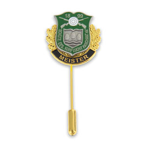 Эмалированная брошь с логотипом - Product Image 1