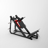 Équipement polyvalent de squat multi-hack pour l'entraînement de la force des quadriceps et des fessiers