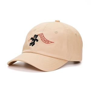 Casquettes de baseball en coton non structurées à 6 panneaux, chapeaux brodés, casquettes de papa avec logo personnalisé, vente en gros - Product Image 4