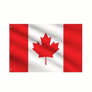 Wholesale Customized Custom Size Durable Polyester Outdoor Canada National Flag <b>Banner</b> with Custom Logo - Product Image 1