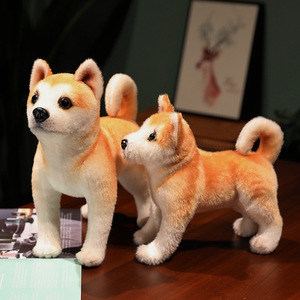 Mainan hewan boneka kustom anjing mewah realistis anak anjing seperti hidup - Product Image 6