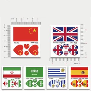 Tatuaje Facial Temporal Impermeable No Tóxico - Pegatina Personalizada con Bandera de País para Aficionados al Deporte y Animadores - Product Image 5