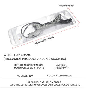 Nouveau phare LED Devil Eye avec lumière stroboscopique d'avertissement pour moto/scooter, moto tout-terrain, VTT, remplacement avec garantie de 2 ans - Product Image 6