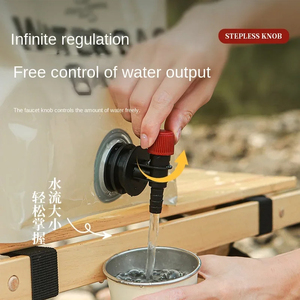 8L Portable Water Bag <b>Folding</b> <b>Bucket</b> Water Container Jug Bottle Pouch Outdoor Travel Camping with Handle Camping Supplies - Product Image 3