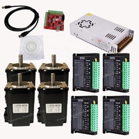 Kit CNC BEGIST 3 4 axes Nema 23 2.6N 100mm Moteur pas à pas USB Contrôleur Mach3 Alimentation Type hybride - Moteur pas à pas Nema 23