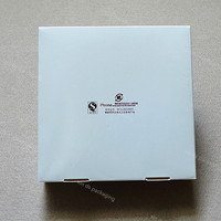 Fábrica al por mayor caja de papel de gama alta para Mini Cupcake huevo tarta pastel galleta portugués tarta de huevo logotipo personalizado en relieve revestimiento UV