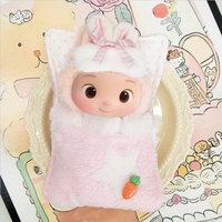 Vêtements de poupée en peluche faits à la main pour poupée de 17 cm, taille et couleur personnalisables