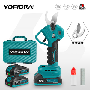 Sécateur électrique sans fil YOFIDRA 30 mm, ciseaux électriques pour la taille des arbres fruitiers, des arbustes et des branches, compatible avec batterie 18 V - Product Image 2