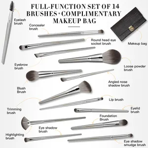 Synthetic Fibre Vegan Custom Soft Makeup Brush Set