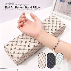 Nuevo Diseño, Cojín de Manicura Plegable en Forma de U, Soporte para Manos de Cuero PU Suave, Reposabrazos para Arte de Uñas, Cojín para Manos para Salón de Manicura - Product Image 3