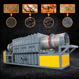 Machine de carbonisation continue fiable pour la production de charbon à partir de résidus de chair de noix de coco et de déchets organiques – Équipement professionnel - Product Image 1