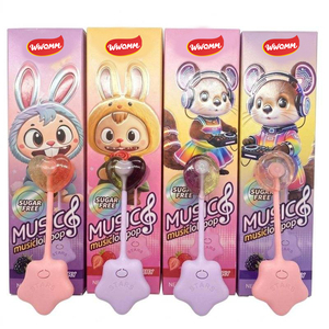 Sucette musicale sans sucre, bonbon dur, jouet pour enfants, saveur fruitée, bonbon musical comestible, cadeau pour anniversaire, fête - Product Image 5