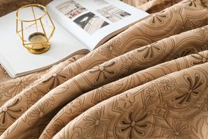 Couvre-lit broderie confortable reine King Size cocotier ensemble de lit trois pièces - Product Image 6