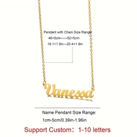 Collier ras du cou personnalisé en acier inoxydable plaqué or avec pendentif chaîne, bijoux fins à la mode pour femme, idéal pour un anniversaire