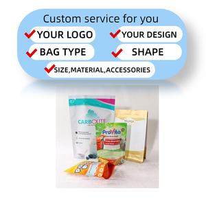 ถุงพลาสติกใส่ขนม ขนาด 500 กรัม 1000 กรัม สีชมพู คุณภาพดี แบบก้นแบน มีซิปแบบตัว T สำหรับขนมหวาน - Product Image 5