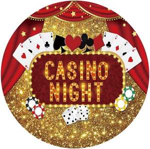 ฉากหลังทรงกลมของคาสิโนยืดหยุ่นในสต็อกผ้า<span class=keywords><strong>ม่าน</strong></span><span class=keywords><strong>สี</strong></span>แดงทองระยิบระยับชิปลูกเต๋าสำหรับตกแต่ง<span class=keywords><strong>พื้น</strong></span><span class=keywords><strong>หลัง</strong></span>ภาพถ่ายนีออน - Product Image 3