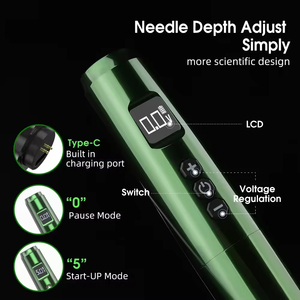 Stylo <span class=keywords><strong>de</strong></span> maquillage permanent sans fil <span class=keywords><strong>Dragon</strong></span>'s Kiss 1200mAh 3.5mm Stroke pour sourcils, lèvres, cuir chevelu, petits tatouages - Product Image 3