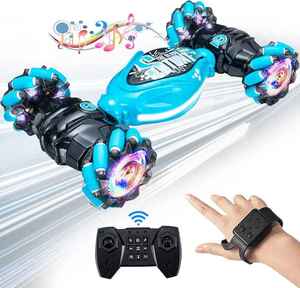 Auto de Acrobacias a Control Remoto de 2.4Ghz, 4WD, Transformable, con Sensor de Gestos, Juguete para Niños y Niñas - Product Image 1