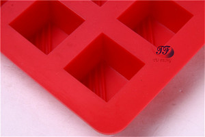 Food Grade <b>9</b> Cavities Square Shaped Silicone Ice <b>Cube</b> Tray - Product Image 5