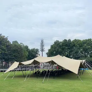 Grande tendone beduino all'aperto impermeabile tenda mariage di lusso formaggio stretch party evento tenda di nozze per 150 - 200 persone