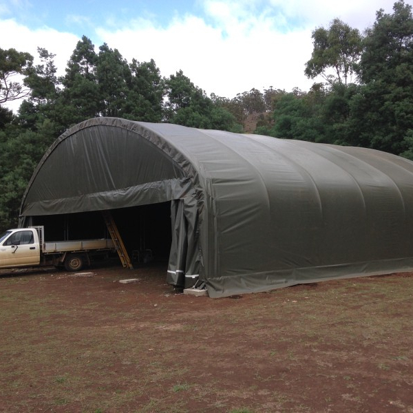 Steel Frame Galvanized/Powder Coated Fabric Covered Structure Aircraft Hangar Workshop Warehouse PVC/PE Cover Modern Design
