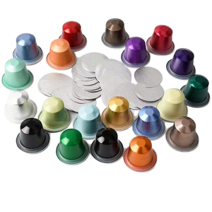 Gobelets à café jetables en aluminium de qualité alimentaire de 15 ml, colorés, recyclables, dosettes vides, styles personnalisables, pour usage domestique et café - Product Image 1