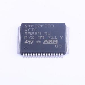 MCU 32 bits STM32F ARM Cortex M4 RISC 256 Ko Flash 2,5 V/3,3 V 100 broches LQFP Tray - Trays STM32F303VCT6 - Product Image 1