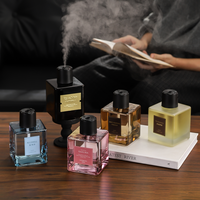 Diffuseur à bâtonnets en verre sans flamme, écologique, longue durée, parfum d'ambiance pour la maison, aromathérapie, logo personnalisé, cadeau, vente en gros