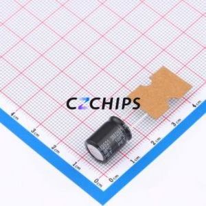 ตัวเก็บประจุอิเล็กโทรไลต์อะลูมิเนียมแบบ Through-Hole รุ่น 16YXF470MFFCT810X12.5 ขนาด D10xL12.5 มม. ความจุ 470uF 20% แรงดัน 16V กระแส 580mA ความถี่ 100kHz - Product Image 2