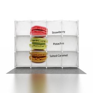 Складная портативная выставочная стойка 10 х8 футов для выставок, рекламная Натяжная ткань, всплывающая стойка для баннеров - Product Image 2