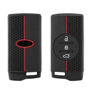 Étui de clé de voiture en gel de silice personnalisé en usine, coque de clé de voiture en silicone OEM, motif <span class=keywords><strong>nid</strong></span> <span class=keywords><strong>d</strong></span>'<span class=keywords><strong>abeille</strong></span> créatif, <span class=keywords><strong>sac</strong></span> de clé de voiture pour Chery - Product Image 2