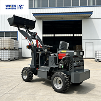 Chargeuse sur pneus diesel WGZN à géométrie de bande de roulement large pour une traction exceptionnelle sur les terrains boueux et les sols meubles