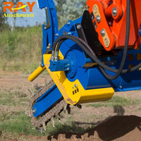 Trancheuse et accessoires de haute qualité pour tracteur de tracteur, Machine à laver pour pelle, rail à glissement, accessoire de bricolage