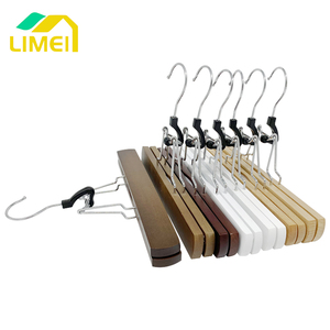 Carpeta de grupo fuerte y resistente personalizada, Perchero de madera sólida para <span class=keywords><strong>pantalones</strong></span>, ropa húmeda, venta al por mayor de fábrica - Product Image 6