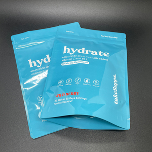 Tùy chỉnh in Bột điện giải có thể khóa lại dây kéo đứng lên túi thực phẩm cấp bao bì thể thao bổ sung dinh dưỡng Túi - Product Image 3